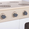 White Play Stove – Assembled Oven Dials