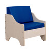 Everyday Lounge Chair– Blue Cushions – Assembled