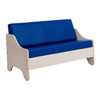 Everyday Lounge Couch – Blue Cushions – Assembled