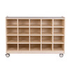 Mobile 20-Section Cubby Storage Unit– Ready to Assemble