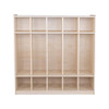 Mobile 5-Section Locker with Shoe Storage Ready to Assemble 4