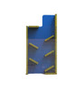 LiteZilla MagWiz Magnetic Wall Zigzag Cascade, colorful magnetic climbing wall with zigzag pattern for children and kids. LiteZilla MagWiz Magnetic Wall Zigzag Cascade, colorful magnetic climbing wall with zigzag pattern for children and kids.