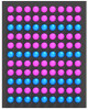 LiteZilla Spinfinity Ball STEM Wall Activity, colorful pink and blue balls arranged on a black wall for engaging sensory play.