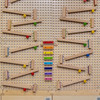 LiteZilla Kidworx Melody Magic Xylophone Wall Marble Run, colorful wooden toy with a wall-mounted marble run and xylophone, educational musical playset for children.