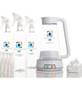 LiteZilla Cleaning and Disinfecting System for Giant Lite Brites, a large electronic disinfectant and cleaning system with bottles of multi-purpose cleaner and an electric sprayer