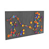 LiteZilla MagWiz Magnetic Sensory Gears STEM Wall Activity, colorful magnetic gears arranged on a black wall panel for sensory and educational play.