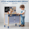 Kids Large Wooden Toy Workbench 1