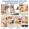 Kids Large Wooden Toy Workbench 4