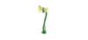 Freenotes Butterfly Musical Bells, colorful musical wind chimes with butterfly-shaped bells on a green stand.