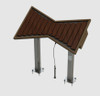 Freenotes Cadence Outdoor Marimba, a musical instrument with wooden bars and metal stand designed for outdoor use.