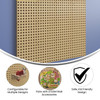 Flash Furniture Bright Beginnings Modular Multi-Purpose STEAM Square Peg System Wall Panel, beige perforated wall panel for versatile educational and playroom decor.