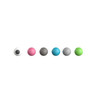 Flash Furniture Bright Beginnings Pastel Peg Accessory Pack for Modular STEAM Wall Systems - 512 Pack, set of colorful pastel ball-shaped accessories in pink, gray, blue, white, and green colors.