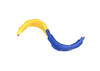 World Klass Play Balanced Rock Playground Climbing Wall, colorful curved climbing segments in yellow and blue with red tips
