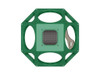 World Klass Play Qubest Climbing Cube, green multi-sided playground climbing toy for children.