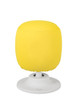 Playscapes Kids Adjustable Pivot Stool - Small, yellow swivel stool with a cushioned seat and ergonomic design for children.