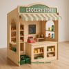 Grocery Store Wooden Playhouse - Indoor or Outdoor