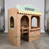 Workshop Wooden Playhouse w/Furniture - Indoor or Outdoor