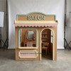 Salon Wooden Playhouse w/Furniture - Indoor or Outdoor