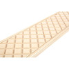 Moje Bambino Big Check Balancing Board, wooden balancing board with geometric check pattern surface.