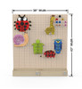 LiteZilla Kidworx™ Animal Assembly Adventure Wall Activity, colorful animal-themed building activity with various animal cutouts attached to a pegboard for children's creative play.
