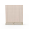 LiteZilla Kidworx™ Large Pegboard Activity Wall Pack, large light wood pegboard panel with evenly spaced holes and a divided storage base shown against a white background