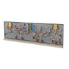 LiteZilla MagWiz Magnetic STEM Kinetics Wall Ball Run - 20x5, interactive educational toy with colorful balls and pathways for building and play.