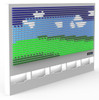 LiteZilla Giant Lite Brite 10' x 6' Light Wall, colorful oversized light wall with illuminated pegs forming a scenic display.