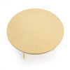 Whitney Brothers Whitney Plus Round Classroom Table - 18H, light-colored wooden school table for children