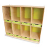 Shallow Gratnell Storage Tray - Green
