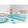 Sea Waves Classroom Carpet