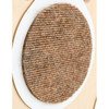 Moje Bambino Texture Sensory Play Panel Partition, circular textured brown panel ideal for sensory play and development.