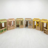 Police Station Wooden Playhouse w/Jail Cell & Furniture - Indoor or Outdoor