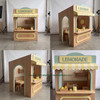 Lemonade Stand Wooden Playhouse w/Furniture - Indoor or Outdoor