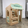 Pharmacy Wooden Playhouse w/Furniture - Indoor or Outdoor