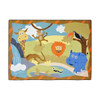 Playscapes Jungle Babies™ Rectangular Designer Classroom Carpet, colorful jungle animals illustration for preschool and early childhood learning.