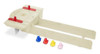 Childbrite Wave Rave™ Activity Center - Water Raceway Insert for Sand & Water Tables, plastic water Raceway with colorful boat pieces.