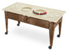 Childbrite Express Youth Train Table with Red Ball Express Train, children's educational train table with wooden surface and colorful train toy.