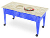 Childbrite Express Youth Train Table with Red Ball Express Train, children’s activity table with a train track and red train on the surface.