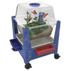 Childbrite Science and Habitat Center - Convertible Learning Station, educational science and habitat exploration station with a clear protective cover and storage compartments.