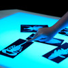 Wood Designs Contender Brilliant Light Table, a light-up table displaying fluorescent X-ray images of various insects.