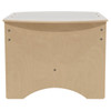 Wood Designs Contender Brilliant Light Table, wooden light table for children or educational use with a white top and natural wood base.