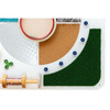 Moje Bambino Sound Sensory Exploration Panel, interactive children's sensory toy with textured surfaces, spinning elements, and sound features.