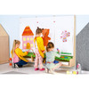 Children's Art Creation Board with Storage Shelf