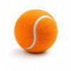 LiteZilla MagWiz Kinetics Magnetic Wall Mini Tennis Balls, orange felt tennis ball with white curved line.