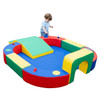 Children's Factory Soft Play Ring with Tunnel and Slide, colorful padded play area for toddlers with a tunnel, slide, and cushioned surrounding. Children's Factory Soft Play Ring with Tunnel and Slide, colorful padded play area for toddlers with a tunnel, slide, and cushioned surrounding.