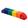 Children's Factory Inchworm Soft Play Climber - Momma or Baby, colorful rainbow-themed padded climbing toy for kids.