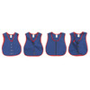 Children's Factory Manual Dexterity Learning Vests - Set of 4 - CF361-322 Children's Factory Manual Dexterity Learning Vests - Set of 4 - CF361-322