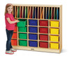 Jonti-Craft Classroom Organizer - 20 - with Trays - 0418JC