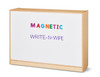 Jonti-Craft Mega Mobile Single Storage Unit Magnetic Write & Wipe Back