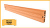 Frame It All Classic Sienna 4ft Straight Snap-Lock Board 2" Profile, wooden-looking construction with snap-lock design for easy assembly.